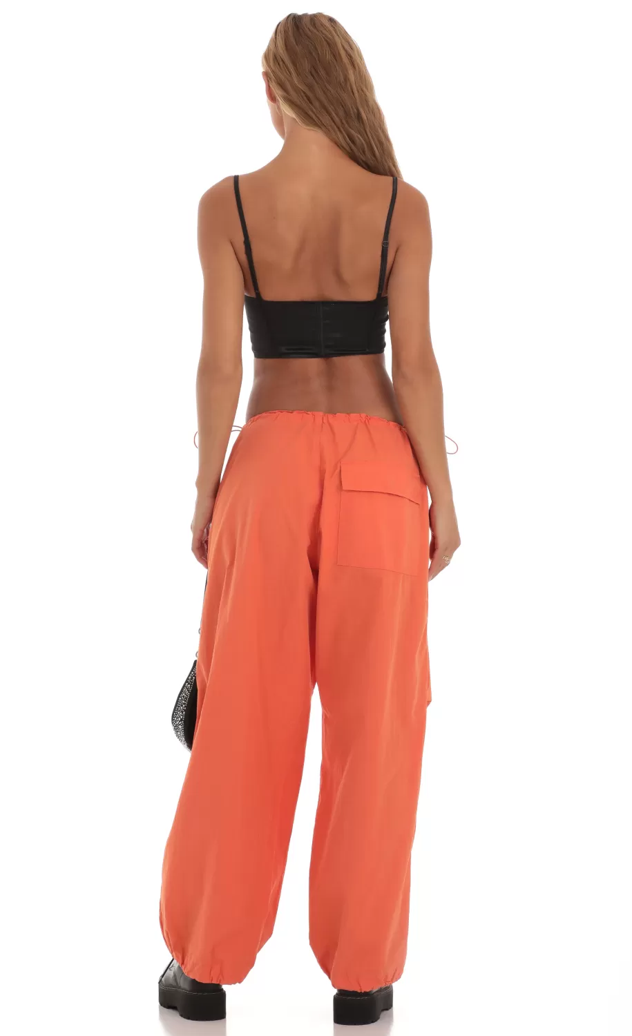 Satin Corset Top In Black^LUCY IN THE SKY Hot